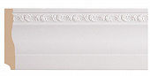Плинтус напольный из полистирола уплотненного Декомастер Классический белый 153-115 (95*15*2400мм)