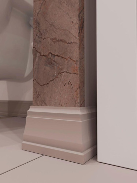 Плинтус напольный из экополимера Cosca Decor Экополимер PX024