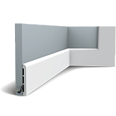 Плинтус напольный из дюрополимера Orac Decor SX184F гибкий