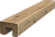 Декоративная интерьерная рейка из МДФ WellMaker Г-190 Артисан, 2800*28*20