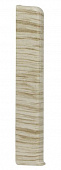 Заглушка для плинтуса ПВХ LinePlast LB014 Павловния, 100мм (левая)