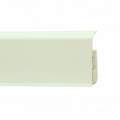 Плинтус напольный пластиковый (ПВХ) Winart Quadro 318 Белый матовый, 80 мм