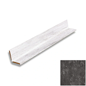 Угол универсальный для панелей ПВХ Век ламинированный, Стоун антрацит