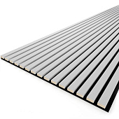 Акустическая реечная панель на войлоке Stella Trend Standart белая 2780*600*21 мм