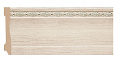 Плинтус напольный из полистирола уплотненного Декомастер Ясень 195-13 (95*14*2400мм)