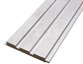 Реечная панель МДФ WanderPlast Бетон белый 2800*121*16 мм