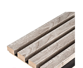 Реечная панель МДФ Grace 3D Line Modern L03 Ель Серебристая 2750*160*19 мм