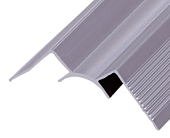 Профиль для гибкого мрамора алюминиевый Panex Угол внутренний Серебро
