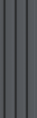 Реечная панель МДФ Stella Beats De Luxe Black Lead 2700*119*16 мм