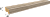 Декоративная интерьерная рейка из МДФ Stella Бриона Дуб Винтаж 2700*40*16