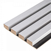 Реечная панель МДФ Grace 3D Line Modern L02 Береза Черная 2750*160*19 мм