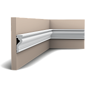 Плинтус напольный из дюрополимера Orac Decor DX174F гибкий