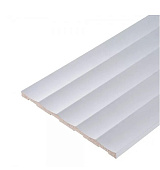 Реечная панель МДФ Grace 3D Breeze BR01 Белая 2750*160*9 мм