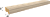 Декоративная интерьерная рейка из МДФ Stella Бриона Дуб Сонома 2700*40*16