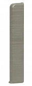 Заглушка для плинтуса ПВХ LinePlast LB020 Металлик Файн-лайн, 100мм (правая)