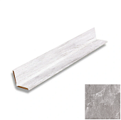 Угол универсальный для панелей ПВХ Век ламинированный, Стоун серый