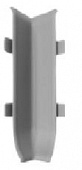 Угол внутренний для плинтуса ПВХ КТМ-2000 ПТ110 серебро