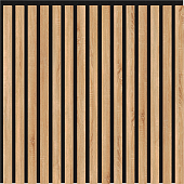 Акустическая реечная панель на войлоке Stella Comfort Standart Дуб Сонома 2780*600*9 мм