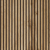 Реечная панель МДФ Stella Comfort Standart войлочная основа, Пекан 2780*600*9 мм