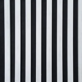 Реечная панель МДФ Brickbel Санторини белый на черном войлоке 2700*500*19 мм