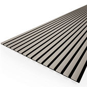 Акустическая реечная панель на войлоке Stella Comfort De Luxe Sandgrau 2780*600*9 мм