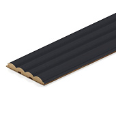 Реечная панель МДФ Stella Wave De Luxe Black Lead 2700*119*16 мм