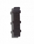 Соединитель для плинтуса ПВХ Декор Пласт 67 LL026 Зебрано Черно-Коричневый