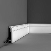 Плинтус напольный из дюрополимера Orac Decor SX155F гибкий