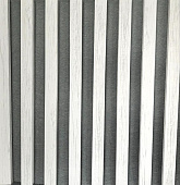 Реечная панель МДФ Brickbel Санторини белый на сером войлоке 2700*500*19 мм