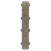 Соединитель для плинтуса ПВХ LinePlast LB012 Бетон Графит, 100мм
