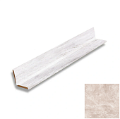 Угол универсальный для панелей ПВХ Век ламинированный, Стоун бежевый