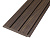Реечная панель МДФ WanderPlast Темный орех 2800*121*16 мм