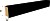 Декоративная интерьерная рейка из МДФ Stella Ривьера Black Edition 2700*40*30